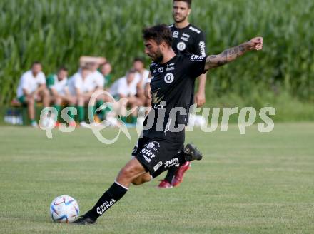 Fussball Testspiel. SK Austria Klagenfurt gegen Moosburg.  Kosmas Gkezos. Moosburg, am 6.7.2022.
Foto: Kuess
---
pressefotos, pressefotografie, kuess, qs, qspictures, sport, bild, bilder, bilddatenbank
