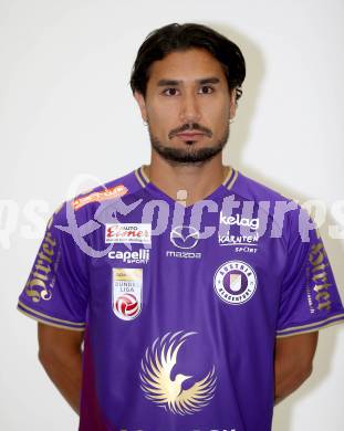 Fussball. Bundesliga. Austria Klagenfurt. Mannschaftsfototermin. Portrait. Maximiliano Moreira .  Klagenfurt 8.7.2022.
Foto: Kuess
---
pressefotos, pressefotografie, kuess, qs, qspictures, sport, bild, bilder, bilddatenbank