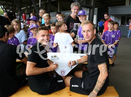 Fussball Viola Kirchtag. SK Austria Klagenfurt.  Florian Rieder, Florian Jaritz.  Klagenfurt, am 9.7.2022.
Foto: Kuess
---
pressefotos, pressefotografie, kuess, qs, qspictures, sport, bild, bilder, bilddatenbank