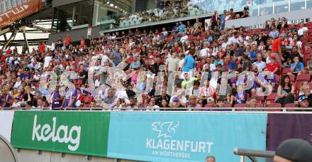 Fussball Testspiel. SK Austria Klagenfurt gegen FC Southampton.   Fans (Klagenfurt). Klagenfurt, am 18.7.2022. 
Foto: Kuess

---
pressefotos, pressefotografie, kuess, qs, qspictures, sport, bild, bilder, bilddatenbank