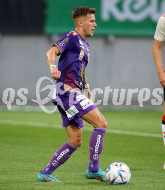 Fussball Testspiel. SK Austria Klagenfurt gegen FC Southampton.   Florian Rieder (Klagenfurt). Klagenfurt, am 18.7.2022. 
Foto: Kuess

---
pressefotos, pressefotografie, kuess, qs, qspictures, sport, bild, bilder, bilddatenbank