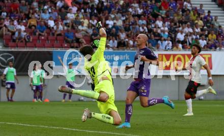 Fussball Testspiel. SK Austria Klagenfurt gegen FC Southampton.   Philllip Menzel, (Klagenfurt). Klagenfurt, am 18.7.2022. 
Foto: Kuess

---
pressefotos, pressefotografie, kuess, qs, qspictures, sport, bild, bilder, bilddatenbank