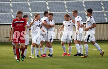 Fussball. Unterliga Ost. St. Veit gegen Sirnitz.  Torjubel (St. Veit). St. Veit, 22.7.2022.
Foto: Kuess
---
pressefotos, pressefotografie, kuess, qs, qspictures, sport, bild, bilder, bilddatenbank