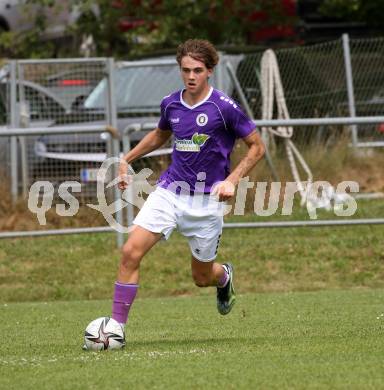 Fussball. Kaerntner Liga. Austria Klagenfurt Amat. gegen Koettmannsdorf.   Josip Pejic (Austria Klagenfurt Amat). Brueckl, 23.7.2022.
Foto: Kuess
---
pressefotos, pressefotografie, kuess, qs, qspictures, sport, bild, bilder, bilddatenbank