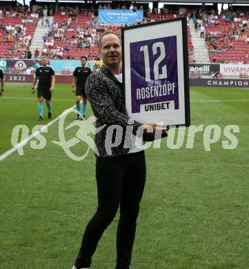 Fussball. Bundesliga. Austria Klagenfurt gegen Rapid Wien. Christian Rosenzopf (Klagenfurt).  Klagenfurt, 31.7.2022.
Foto: Kuess
---
pressefotos, pressefotografie, kuess, qs, qspictures, sport, bild, bilder, bilddatenbank