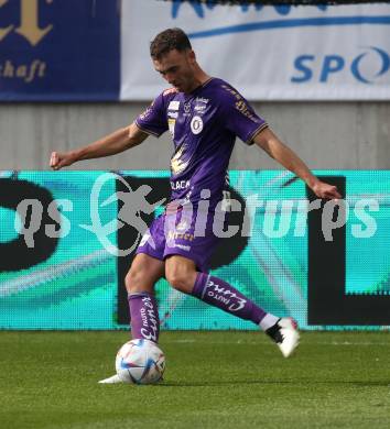 Fussball. Bundesliga. Austria Klagenfurt gegen Rapid Wien. Andrew Irving (Klagenfurt).  Klagenfurt, 31.7.2022.
Foto: Kuess
---
pressefotos, pressefotografie, kuess, qs, qspictures, sport, bild, bilder, bilddatenbank