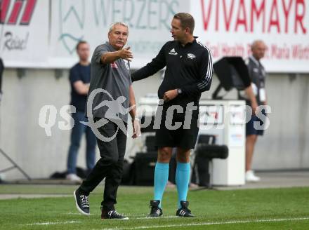 Fussball. Bundesliga. Austria Klagenfurt gegen Rapid Wien. Trainer Peter Pacult (Klagenfurt).  Klagenfurt, 31.7.2022.
Foto: Kuess
---
pressefotos, pressefotografie, kuess, qs, qspictures, sport, bild, bilder, bilddatenbank