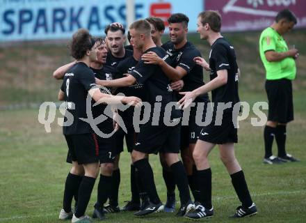 Fussball 2. Klasse C. St. Margarethen im Lavanttal gegen St. Paul.  Torjubel  (St.Margarethen).  St. Matgarethen, am 6.8.2022.
Foto: Kuess
---
pressefotos, pressefotografie, kuess, qs, qspictures, sport, bild, bilder, bilddatenbank