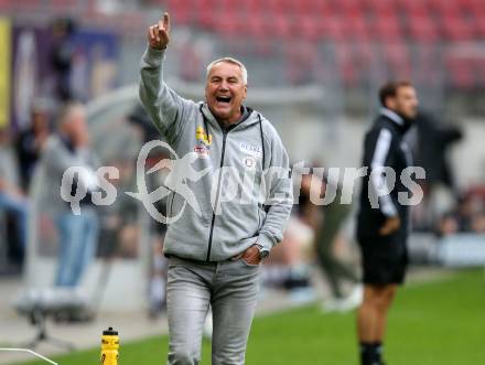 Fussball Bundesliga.  SK Austria Klagenfurt gegen SV Guntamatic Ried.  Trainer Peter Pacult (Klagenfurt). Klagenfurt, am 13.8.2022. 
Foto: Kuess

---
pressefotos, pressefotografie, kuess, qs, qspictures, sport, bild, bilder, bilddatenbank