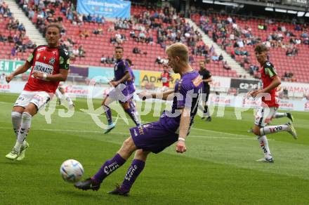 Fussball Bundesliga.  SK Austria Klagenfurt gegen SV Guntamatic Ried.  Christopher Cvetko (Klagenfurt). Klagenfurt, am 13.8.2022. 
Foto: Kuess

---
pressefotos, pressefotografie, kuess, qs, qspictures, sport, bild, bilder, bilddatenbank
