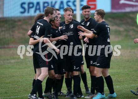 Fussball 2. Klasse C. St. Margarethen im Lavanttal gegen St. Paul.  Torjubel  (St.Margarethen),  St. Matgarethen, am 6.8.2022.
Foto: Kuess
---
pressefotos, pressefotografie, kuess, qs, qspictures, sport, bild, bilder, bilddatenbank