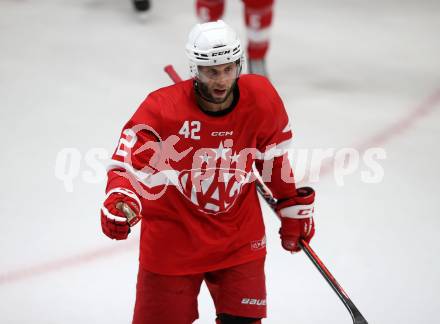 Eishockey. Teststpiel. KAC gegen EC Bad Nauheim.    Ticar Rok (KAC). Bled 21.8.2022.
Foto: Kuess
---
pressefotos, pressefotografie, kuess, qs, qspictures, sport, bild, bilder, bilddatenbank