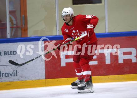 Eishockey. Teststpiel. KAC gegen EC Bad Nauheim.     Vallant Thomas (KAC). Bled 21.8.2022.
Foto: Kuess
---
pressefotos, pressefotografie, kuess, qs, qspictures, sport, bild, bilder, bilddatenbank