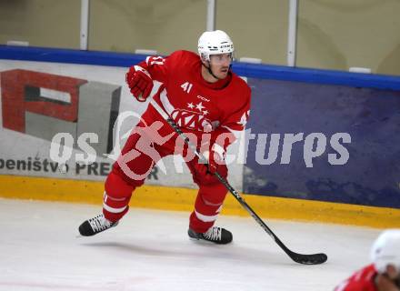 Eishockey. Teststpiel. KAC gegen EC Bad Nauheim.    Jensen Aabo Jesper (KAC). Bled 21.8.2022.
Foto: Kuess
---
pressefotos, pressefotografie, kuess, qs, qspictures, sport, bild, bilder, bilddatenbank