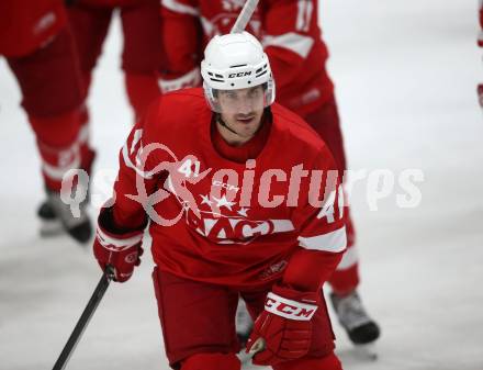 Eishockey. Teststpiel. KAC gegen EC Bad Nauheim.   Jensen Aabo Jesper. Bled 21.8.2022.
Foto: Kuess
---
pressefotos, pressefotografie, kuess, qs, qspictures, sport, bild, bilder, bilddatenbank