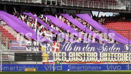 Fussball Bundesliga.  SK Austria Klagenfurt gegen FK Austria Wien.  Fans. Klagenfurt, am 28.8.2022. 
Foto: Kuess

---
pressefotos, pressefotografie, kuess, qs, qspictures, sport, bild, bilder, bilddatenbank