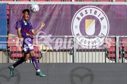 Fussball Bundesliga.  SK Austria Klagenfurt gegen FK Austria Wien.  Sinan Karweina  (Klagenfurt). Klagenfurt, am 28.8.2022. 
Foto: Kuess

---
pressefotos, pressefotografie, kuess, qs, qspictures, sport, bild, bilder, bilddatenbank