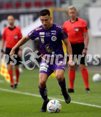Fussball Bundesliga.  SK Austria Klagenfurt gegen FK Austria Wien.  Till Sebastian Schumacher  (Klagenfurt). Klagenfurt, am 28.8.2022. 
Foto: Kuess

---
pressefotos, pressefotografie, kuess, qs, qspictures, sport, bild, bilder, bilddatenbank