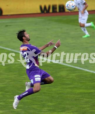 Fussball Bundesliga.  WAC gegen SK Austria Klagenfurt.  Markus Pink  (Klagenfurt). Wolfsberg, am 4.9..2022. 
Foto: Kuess

---
pressefotos, pressefotografie, kuess, qs, qspictures, sport, bild, bilder, bilddatenbank
