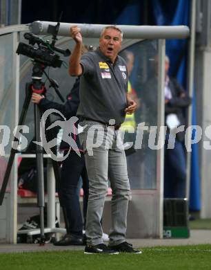 Fussball Bundesliga.  SK Austria Klagenfurt gegen SK Puntigamer Sturm Graz.  Trainer Peter Pacult  (Klagenfurt). Klagenfurt, am 11.9..2022. 
Foto: Kuess

---
pressefotos, pressefotografie, kuess, qs, qspictures, sport, bild, bilder, bilddatenbank