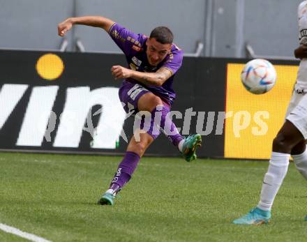 Fussball Bundesliga.  SK Austria Klagenfurt gegen SK Puntigamer Sturm Graz.   Sinan Karweina (Klagenfurt). Klagenfurt, am 11.9..2022. 
Foto: Kuess

---
pressefotos, pressefotografie, kuess, qs, qspictures, sport, bild, bilder, bilddatenbank