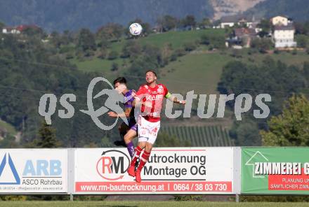 Fussball Testspiel. SK Austria Klagenfurt gegen GAK.  Till Sebastian Schumacher
 (Klagenfurt), Markus Rusek   (GAK). St. Michael im Lavanttal, am 23.9.2022.
Foto: Kuess
---
pressefotos, pressefotografie, kuess, qs, qspictures, sport, bild, bilder, bilddatenbank