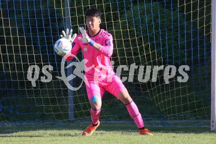 Fussball Testspiel. SK Austria Klagenfurt gegen GAK.  Shaoziyang Liu (Klagenfurt). St. Michael im Lavanttal, am 23.9.2022.
Foto: Kuess
---
pressefotos, pressefotografie, kuess, qs, qspictures, sport, bild, bilder, bilddatenbank