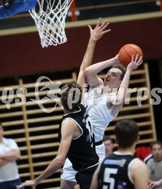 Basketball 2. Liga 2022/2023. Grunddurchgang 1. Runde.  KOS Celovec gegen  RAIDERS Tirol.   Samuel Seher (KOS), Klagenfurt, am 8.10.2022.
Foto: Kuess
www.qspictures.net
---
pressefotos, pressefotografie, kuess, qs, qspictures, sport, bild, bilder, bilddatenbank