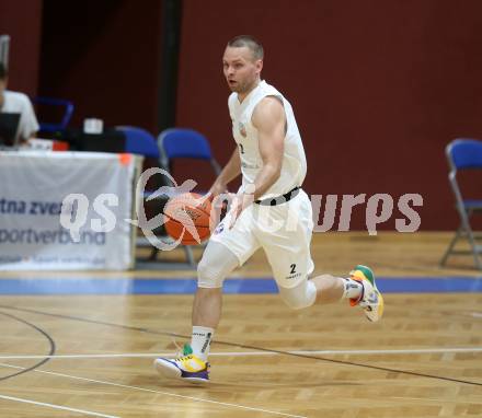 Basketball 2. Liga 2022/2023. Grunddurchgang 1. Runde.  KOS Celovec gegen  RAIDERS Tirol.   Tim Huber (KOS). Klagenfurt, am 8.10.2022.
Foto: Kuess
www.qspictures.net
---
pressefotos, pressefotografie, kuess, qs, qspictures, sport, bild, bilder, bilddatenbank