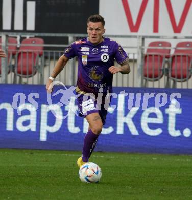 Fussball Bundesliga. SK Austria Klagenfurt gegen SC Austria Lustenau.  Florian Rieder (Klagenfurt). Klagenfurt, am 8.10.2022.
Foto: Kuess
---
pressefotos, pressefotografie, kuess, qs, qspictures, sport, bild, bilder, bilddatenbank
