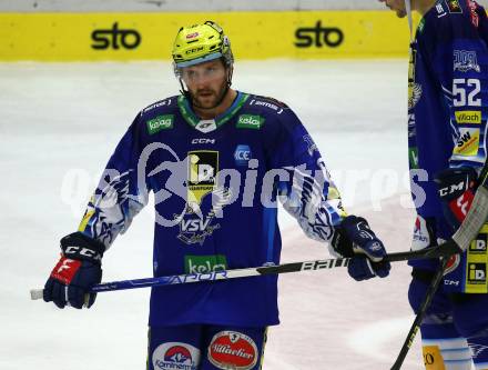 EBEL. Eishockey Bundesliga. VSV gegen HC Pustertal Woelfe.  Andrew Desjardins (VSV). Villach, am 14.10.2022.
Foto: Kuess
www.qspictures.net
---
pressefotos, pressefotografie, kuess, qs, qspictures, sport, bild, bilder, bilddatenbank