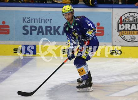 EBEL. Eishockey Bundesliga. VSV gegen HC Pustertal Woelfe.  John Hughes (VSV). Villach, am 14.10.2022.
Foto: Kuess
www.qspictures.net
---
pressefotos, pressefotografie, kuess, qs, qspictures, sport, bild, bilder, bilddatenbank