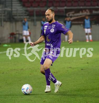 Fussball Bundesliga. SK Austria Klagenfurt gegen LASK   Rico Benatelli (Klagenfurt). Klagenfurt, am 15.10.2022.
Foto: Kuess
---
pressefotos, pressefotografie, kuess, qs, qspictures, sport, bild, bilder, bilddatenbank