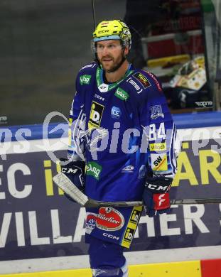 EBEL. Eishockey Bundesliga. EC VSV gegen Migross Supermercati Asiago Hockey. Andrew Desjardins  (VSV). Villach, am 18.10.2022.
Foto: Kuess
www.qspictures.net
---
pressefotos, pressefotografie, kuess, qs, qspictures, sport, bild, bilder, bilddatenbank