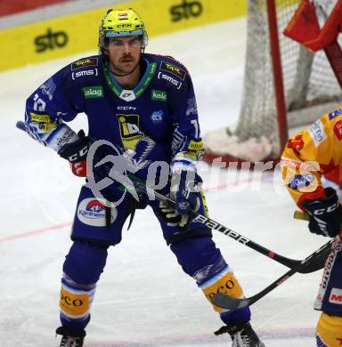 EBEL. Eishockey Bundesliga. EC VSV gegen Migross Supermercati Asiago Hockey.  Chris Collins (VSV). Villach, am 18.10.2022.
Foto: Kuess
www.qspictures.net
---
pressefotos, pressefotografie, kuess, qs, qspictures, sport, bild, bilder, bilddatenbank