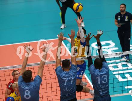 Volleyball. CEV Cup. SK Zadruga Aich/Dob gegen Calcit Kamnik.  Redi Bakiri  (Aich/Dob). Bleiburg, am 19.10.2022.
Foto: Kuess
---
pressefotos, pressefotografie, kuess, qs, qspictures, sport, bild, bilder, bilddatenbank
