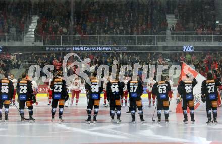 EBEL. Eishockey Bundesliga. EC KAC gegen  Steinbach Black Wings 1992.  Klagenfurt, am 21.10.2022.
Foto: Kuess
www.qspictures.net
---
pressefotos, pressefotografie, kuess, qs, qspictures, sport, bild, bilder, bilddatenbank