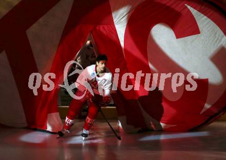 EBEL. Eishockey Bundesliga. EC KAC gegen  Steinbach Black Wings 1992. Luka Gomboc  (KAC). Klagenfurt, am 21.10.2022.
Foto: Kuess
www.qspictures.net
---
pressefotos, pressefotografie, kuess, qs, qspictures, sport, bild, bilder, bilddatenbank