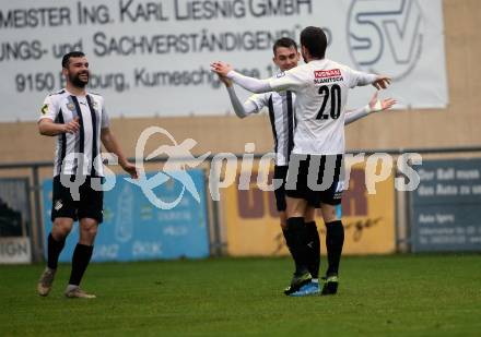 Fussball. Kaerntner Liga. Bleiburg gegen Lendorf.   Torjubel Grega Klaric (Bleiburg). Bleiburg, am 22.10.2022.
Foto: Kuess
---
pressefotos, pressefotografie, kuess, qs, qspictures, sport, bild, bilder, bilddatenbank
