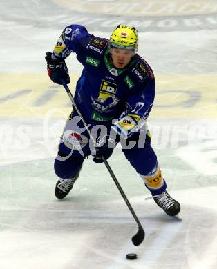 EBEL. Eishockey Bundesliga. EC VSV gegen EC Red Bull Salzburg.  Simon Despres (VSV). Villach, am 23.10.2022.
Foto: Kuess
www.qspictures.net
---
pressefotos, pressefotografie, kuess, qs, qspictures, sport, bild, bilder, bilddatenbank