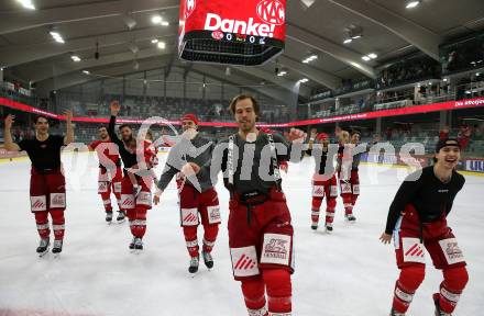 EBEL. Eishockey Bundesliga. EC KAC gegen  VSV. Jubel   (KAC). Klagenfurt, am 26.10.2022.
Foto: Kuess
www.qspictures.net
---
pressefotos, pressefotografie, kuess, qs, qspictures, sport, bild, bilder, bilddatenbank