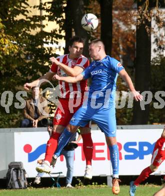 Fussball KFV Cup. KAC 1909 gegen SAK.  David Graefischer (KAC),  Marko Mitrovic  (SAK). Klagenfurt, am 26.10.2022.
Foto: Kuess
---
pressefotos, pressefotografie, kuess, qs, qspictures, sport, bild, bilder, bilddatenbank