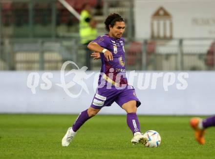 Fussball Bundesliga. SK Austria Klagenfurt gegen WSG Tirol. Maximiliano Moreira Romero  (Klagenfurt).. Klagenfurt, am 29.10.2022.
Foto: Kuess
---
pressefotos, pressefotografie, kuess, qs, qspictures, sport, bild, bilder, bilddatenbank