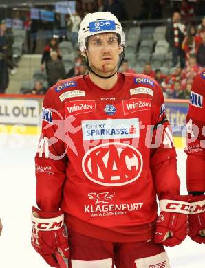 EBEL. Eishockey Bundesliga. EC KAC gegen  EC Red Bull Salzburg.  Jensen Jesper Aabo (KAC). Klagenfurt, am 30.10.2022.
Foto: Kuess
www.qspictures.net
---
pressefotos, pressefotografie, kuess, qs, qspictures, sport, bild, bilder, bilddatenbank