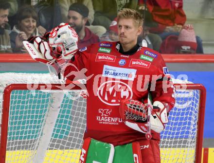 EBEL. Eishockey Bundesliga. EC KAC gegen  HC Innsbruck - Die Haie. Sebastian Dahm  (KAC). Klagenfurt, am 1.11.2022.
Foto: Kuess
www.qspictures.net
---
pressefotos, pressefotografie, kuess, qs, qspictures, sport, bild, bilder, bilddatenbank