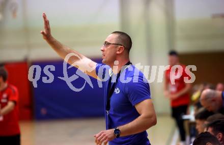 Handball. Cup. SVVW Klagenfurt gegen SC Ferlach.  Trainer Arnaudovski Risto  (Ferlach). Klagenfurt, am 5.11.2022.
Foto: Kuess


---
pressefotos, pressefotografie, kuess, qs, qspictures, sport, bild, bilder, bilddatenbank
