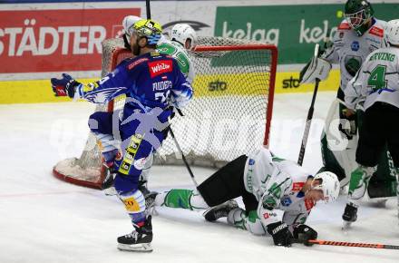 EBEL. Eishockey Bundesliga. EC VSV gegen HK SZ Olimpija Laibach.   Torjubel Kevin Moderer (VSV). Villach, am 6.11.2022.
Foto: Kuess
www.qspictures.net
---
pressefotos, pressefotografie, kuess, qs, qspictures, sport, bild, bilder, bilddatenbank