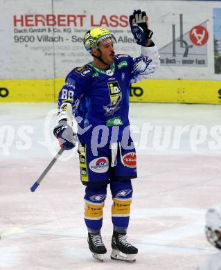 EBEL. Eishockey Bundesliga. EC VSV gegen HK SZ Olimpija Laibach.  Torjubel Anthony Luciani (VSV). Villach, am 6.11.2022.
Foto: Kuess
www.qspictures.net
---
pressefotos, pressefotografie, kuess, qs, qspictures, sport, bild, bilder, bilddatenbank