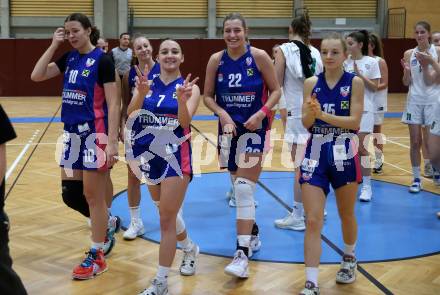 Basketball Damen. AUSTRIA CUP.  KOS Celovec Damen gegen UBSC-DBBC Graz.  Jubel  (Graz). Klagenfurt, 12.11.2022.
Foto: Kuess
---
pressefotos, pressefotografie, kuess, qs, qspictures, sport, bild, bilder, bilddatenbank