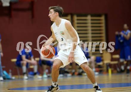 Basketball 2. Liga 2022/2023. Grunddurchgang 6. Runde.  KOS Celovec gegen  BBU Salzburg.    Niklas Michel (KOS), Klagenfurt, am 12.11.2022.
Foto: Kuess
www.qspictures.net
---
pressefotos, pressefotografie, kuess, qs, qspictures, sport, bild, bilder, bilddatenbank